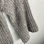 Saks 5th Avenue SAKS FIFTH SVENUE Chenille Slouchy Gray Long Sleeves Sweater, Size Large Photo 7