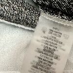 Calvin Klein Womens Sz 1X Black V Neck Sweater With Shirttails Salt And Pepper Photo 6