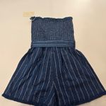 Tularosa  Laylah Romper in Indigo XXS Photo 12