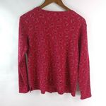 Delicates  S Red Black Scottie Dog Thermal Top Photo 1