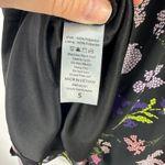 LuLaRoe Lola Skirt Womens Small Black Floral Mesh Overlay Boho Dark Feminine Photo 4