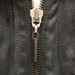 Just Cavalli  Military‎ Suede Leather Jacket Black Women's Size M Photo 3