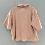 Aerie  Short Sleeve Polo Oversized Sweatshirt Photo 3