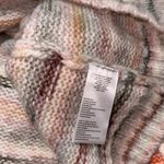 H by Halston NWT H HALSTON Puff Sleeve Striped Spacedye Pink Dogwood combo Sweater Wool Photo 7