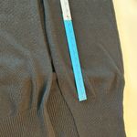 None Black Long Open Cardigan O/S mid-calf length wool blend Photo 5