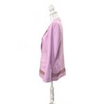 Escada Pink/Lavender Satin Trim Blazer, size 38 (US 8) Pink Photo 1