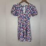 Faithfull the Brand Faithful The Brand Marie Louise Mini Dress in Nefeli Floral Purple US 2 AUS 6 Photo 2