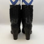 Free People  Woman's Sz 7.5 "Barleda"  Snake Skin Leather Ankle Boots EU 38 Photo 4