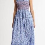 MILLE GARDEN DRESS IN CONDESA FLORAL size medium new with tags Blue Photo 1