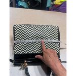 No Brand Tote/Shoulder Large Black/Cream bag Black Photo 6