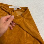 Suede Skirt Orange Photo 3