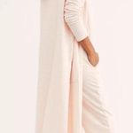 Free People Beach Bicoastal Duster Cardigan Women’s Size Large Pink Lounge Photo 0