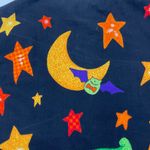 Handmade Halloween Vest Pumpkins Ghost Bat Funny Silly Party Teacher Women Black Photo 11