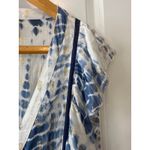 Alexis  Loordes Blue White Tie Dye Tiered Ruffle Maxi Dress Size XS Photo 5