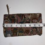 Colorful Tapestry Clutch Whimsical Design
Tan Interior Super Fun Unique Pattern Brown Photo 5