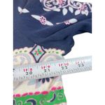 Talbots 1X Cotton Silk Sweater Multicolor Paisley Floral Print 3/4 Sleeve NWT Photo 11