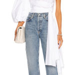 Fe Noel NWT White Cloud One Shoulder Cotton Wrap Top Size XS Photo 0