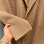J.Crew Juliette collarless sweater-blazer in khaki L Photo 6