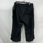 Nike xl Black & White Sportswear capri cropped tied leg drawstring pockets Photo 8
