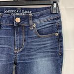 American Eagle  women's dark wash super stretch skinny cotton jeans casual 0 Photo 1