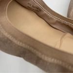 Cole Haan Shoes Size 7 Ballet Flats Taupe Silver Elastic Stretch Classic Office Photo 2