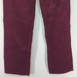 RE/DONE Corduroy Pants NWT Burgundy Red USA High Rise Stovepipe Photo 3