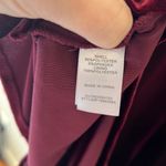 PremierAmour Red Velvet Off the Shoulder dress | Size 10 Photo 9