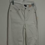 NYDJ  Relaxed Piper Crop Jeans Optic White Pants Optic White Size‎ 6 Photo 2