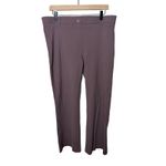 Betabrand XL Brown Bootcut Yoga Pull On Dress Pants Stretch Comfort Work Career Photo 1