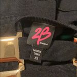 2b Bebe women size XS Y2K bandage black dress and gold accents on the back Photo 6