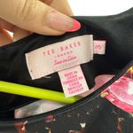 Ted Baker Ted‎ Baker Women’s Crystal Brooch Skater Dress Pink Magenta Jewel Tone Gem Mini Photo 3