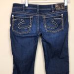 Silver Jeans  Co. Women’s Frances 18” Straight Leg Dark Wash Denim Jeans Photo 7
