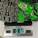 Thailand Made Green boho elephant print pants! Estimating small Photo 11