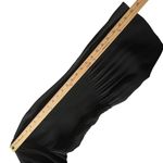 Adrienne Vittadini  Black Tiered Midi Dress Pleated Bell Sleeves‎ Size 10 Ribbed Photo 12