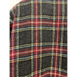 Sag Harbor Vintage Blazer Size 18W Red Green Wool Tartan Velvet Plaid Holiday Photo 6