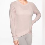 Athleta  Pink Serenity Criss Cross Sweatshirt Photo 0