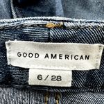 Good American Good Legs Straight Jeans High Waisted Stretch Denim Blue 524 6/28 Photo 1