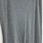 Eileen Fisher Pant Waffle Knit Straight Size Medium Cozy Charcoal Gray Photo 2