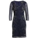 Pisarro Nights Navy Beaded V Photo 9