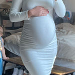 Missufe White maternity dress Size M Photo 0