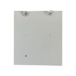 Acrylic Cowboy Hat Ghost Glitter Checkered Print Festive Halloween Earrings Silver Photo 3