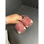 Dansko  Hilde Shoes Womens EU 38 US 7.5-8 Burgundy Suede Slip On Elastic‎ Strappy Photo 5