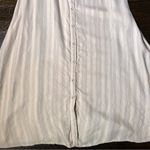 H&M Natural White Striped Off-the-Shoulder Dress Photo 4