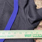 St. John  Vintage 40s Style Brown‎ Knit Jacket W/ Purple Trim Blazer 4 Photo 7