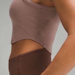 Lululemon NWT  Hold Tight Cropped Tank Top Twilight Rose Brown Size 8 Photo 2