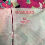 Madison brand Multicolor Floral Sleeveless Round Neck top White Size M Photo 6