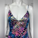 WNTRMSE Sexy Multicolor Animal Print Maxi Dress Size 2 Pink Photo 6