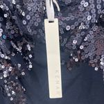 Kenar  Top Size Large Black Sequins Holiday Casual Cocktail Stretch Blouse NWT Photo 5