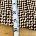 Mustard Seed Womens Houndstooth Sweetheart Neck Button-Up Vest Brown Large NWT Photo 7