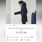 Lululemon Definitely Raining Jacket Photo 10